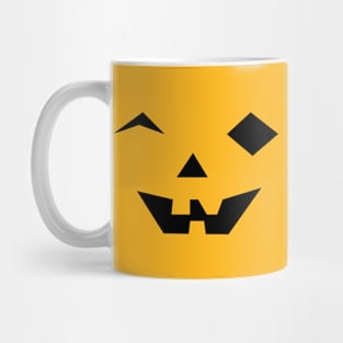 Laughing Halloween Pumpkin Face Mug